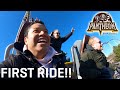 Our First Ride on Pantheon! - Reverse POV &amp; Reaction - Busch Gardens Williamsburg