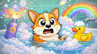This Corgi Hates Bath Time Or Does He?