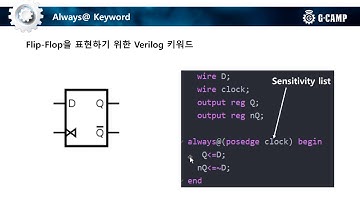 [Verilog 강의 05강]  Verilog Reperesentation of Digital Logic 2