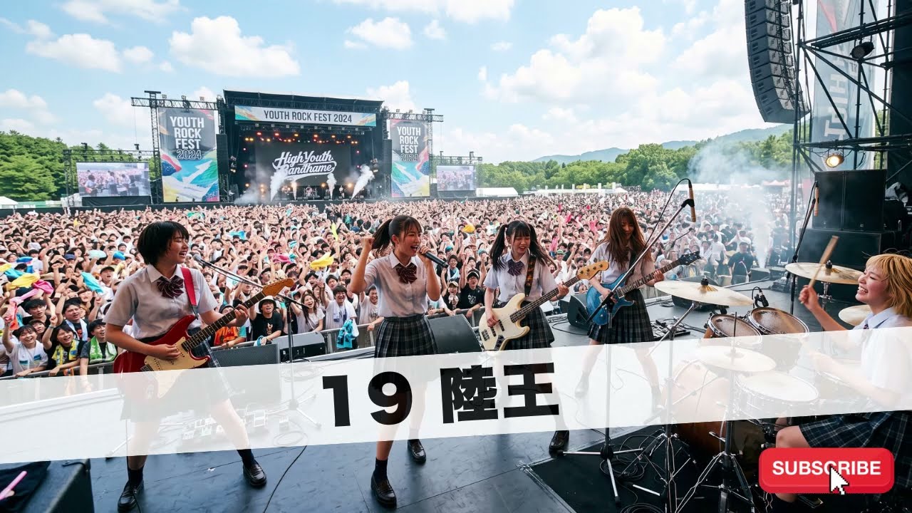 19 陸王｜Japanese Girls AI Rock Band｜邦楽カバー - YouTube