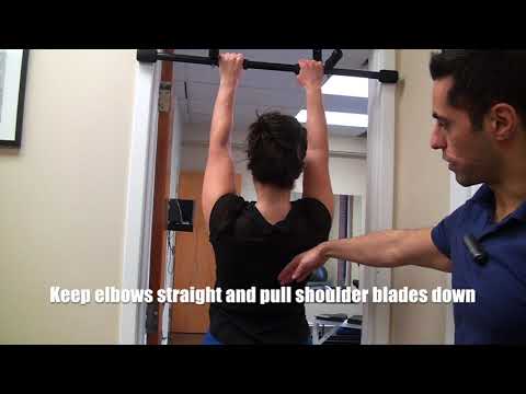 Scapular Pull Ups (for Shoulder Mobility)