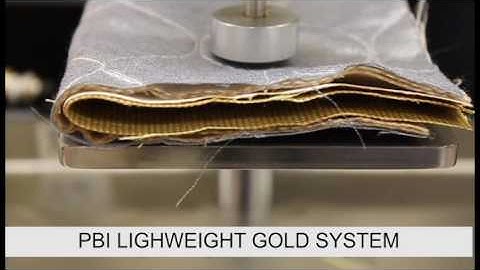 ASTM Circular Bend Test - PBI vs Common Composites