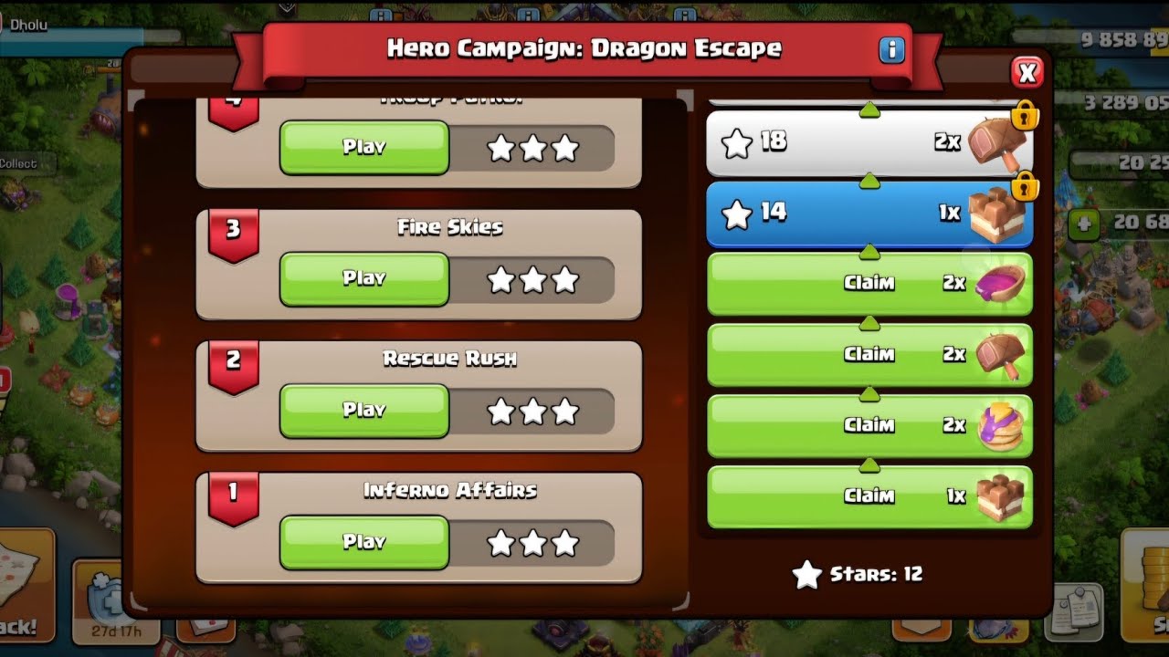 How to Easily 3 Star Dragon Escape Challenge 1-4 in Clash of Clans..Coc New Event Attack