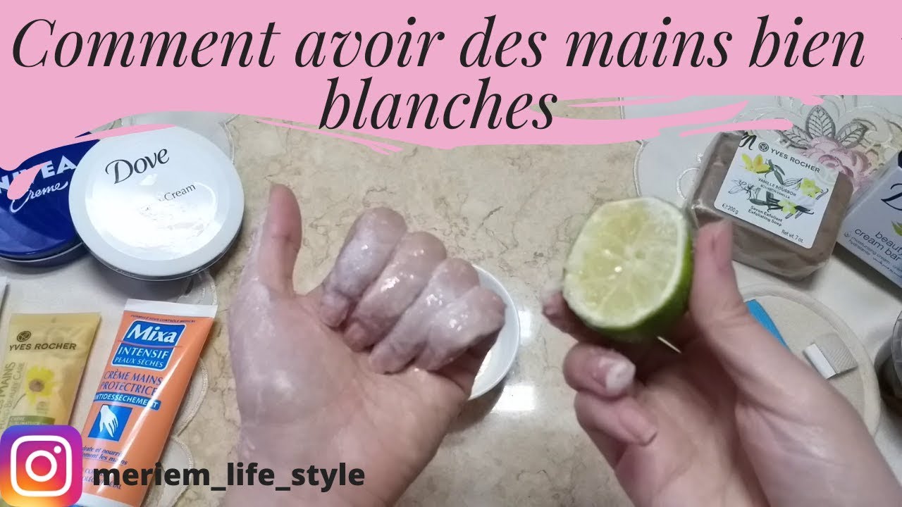 Des mains extra blanches en un rien de temps --تقشير وتبييض اليدين في وقت قياسي
