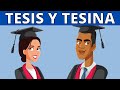 Qu es una tesis y una tesina diferencias caractersticas y tipos con ejemplos