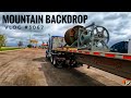 Mountain backdrop  my trucking life  vlog 3067