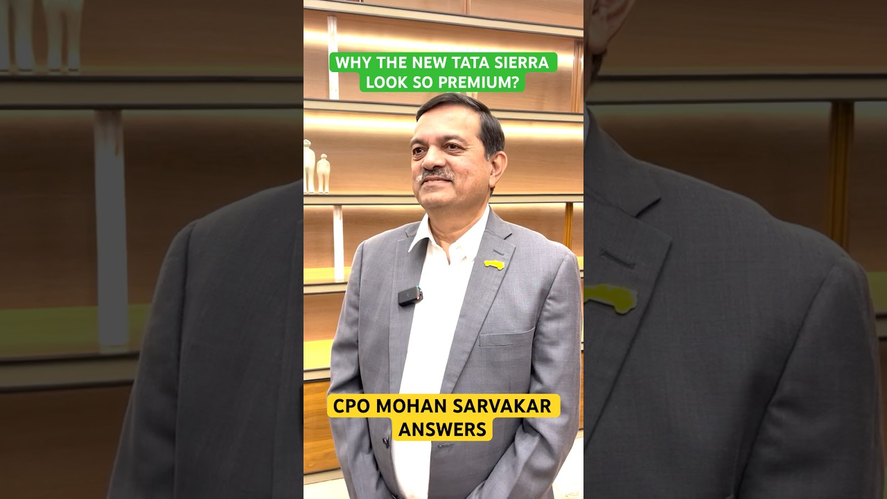 Why the New Tata Sierra Looks So Premium: CPO Mohan Savarkar Breaks It Down