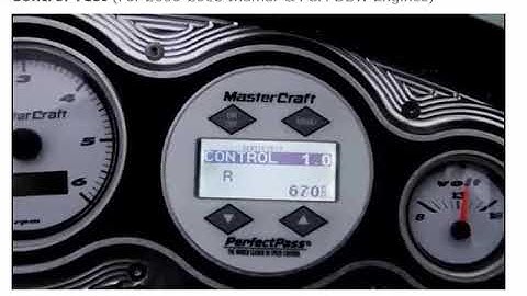 Control Test - 2005 - 2009 Indmar and PCM throttle by wire