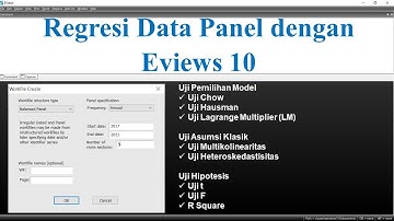 Regresi Data Panel dengan Eviews 10 || Lengkap dengan Penjelasannya