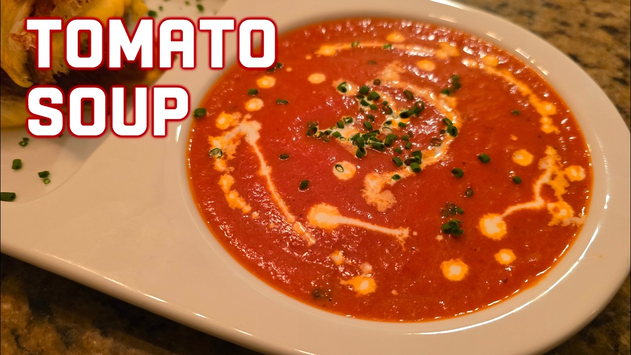 Delicious Tomato Soup Recipe | Creamy, Decadent and EASY Homemade Tomato Soup