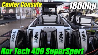 Power Style ! 2023 Nor Tech 400 Supersport 1800hp Center Console