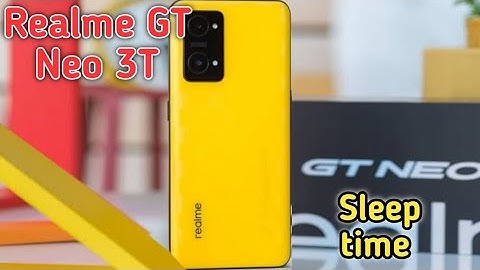 How To Change Lock Screen Time In Realme GT Neo 3T, Auto Screen Off In Realme GT Neo 3T,