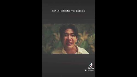 🙋‍♀️ if you think First struggled to not cry during the last scene of ep 10 #firstkhaotung