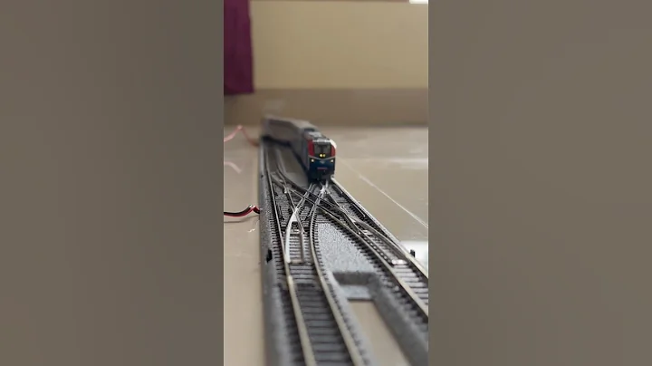 Kato N Scale Double Crossover #kato #nscale #modelrailroad #modeltrains #amtrak #trains #shorts