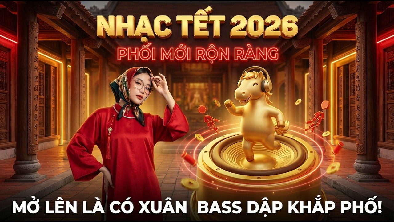 Nhạc Tết 2026 Disco Remix – Mở Lên Là Có Không Khí Xuân, Bass Dập Rộn Ràng Khắp Phố! 🐎🧨🔊