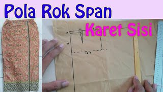 Tutorial Pola Rok Span Buat Kondangan