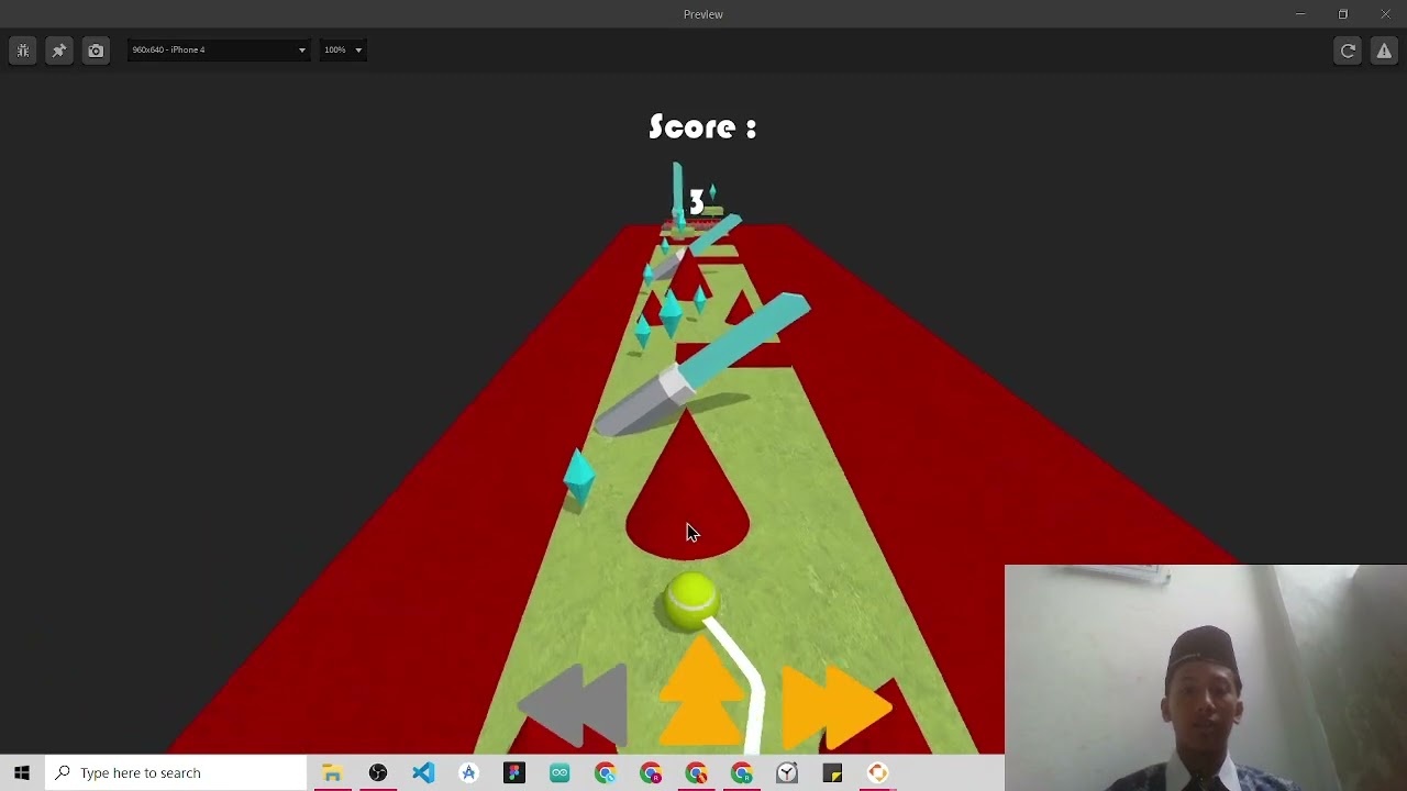 Running Ball Game UJIKOM Buildbox 2025 9th Grade | Rayhan Kenzie A.