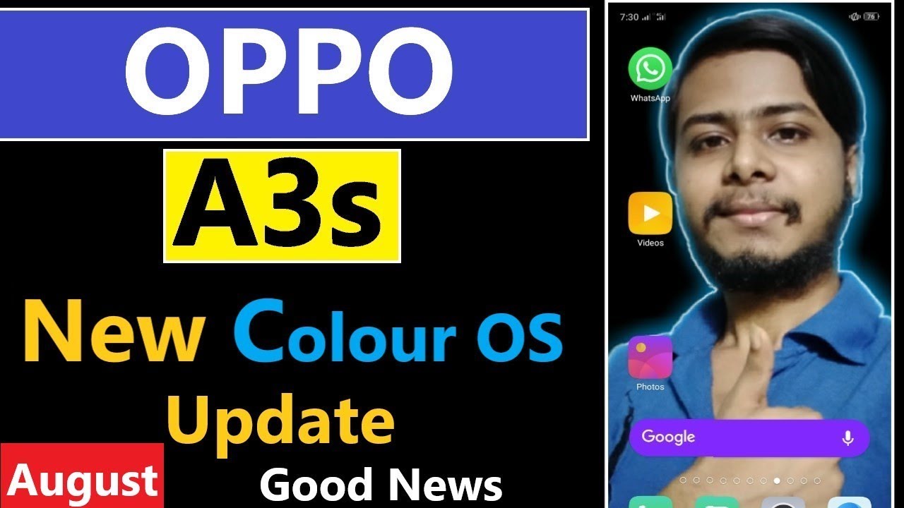 oppo a3s colour OS update | New colour os Update 2019