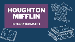 IM1 Module 2 Lesson 4 (Houghton Mifflin)