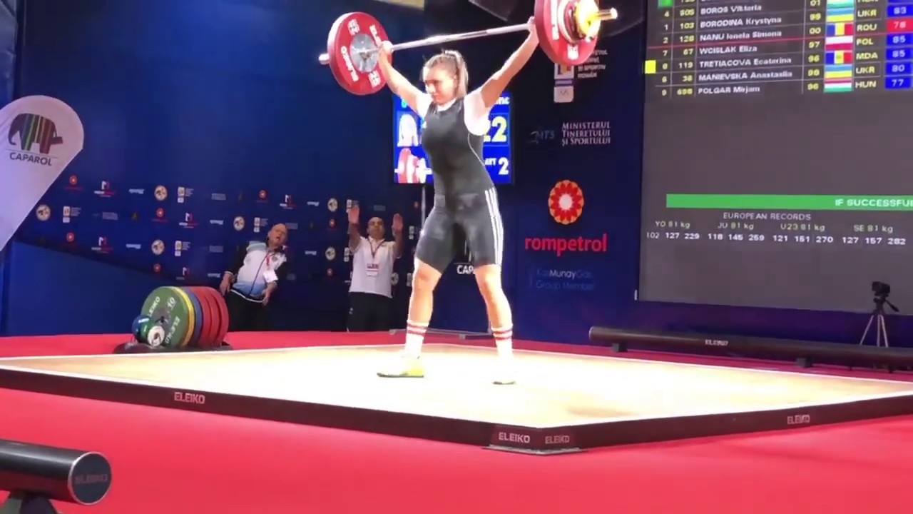 Ecaterina TRETIACOVA  - Aur la proba smuls cu încercarea reușită de 88 kg