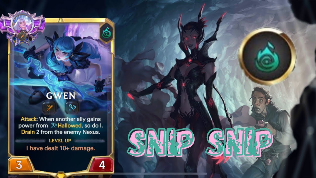 Gwen Hallowed Spiders  | Gwen Elise Deck| Legends of Runeterra| Elite4in1| Master | World Walker