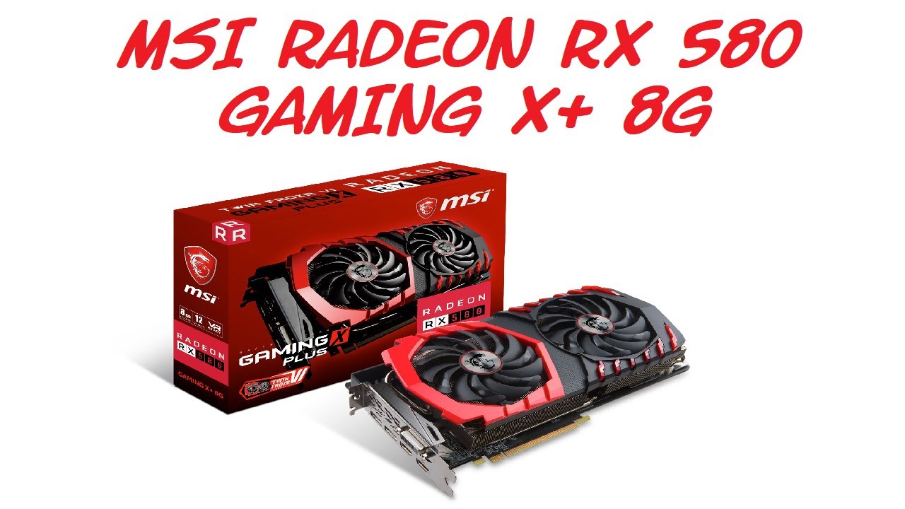 Msi Carte Graphique Radeon Rx 580 Gaming X 8g