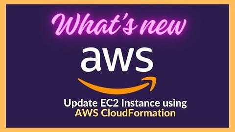 Demo of updating EC2Instance  using AWS CloudFormation. Template generated by IaC Generator feature