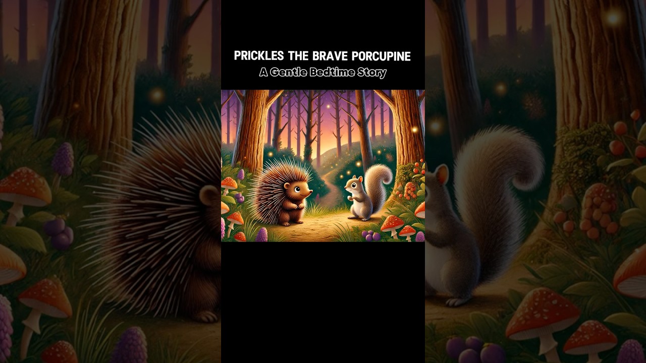 Prickles the Brave Porcupine: A Gentle Bedtime Story | Sensory Friendly | No Background Music