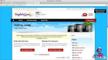 Responsive Wordpress Themes - Automatic WHMCS syncranization