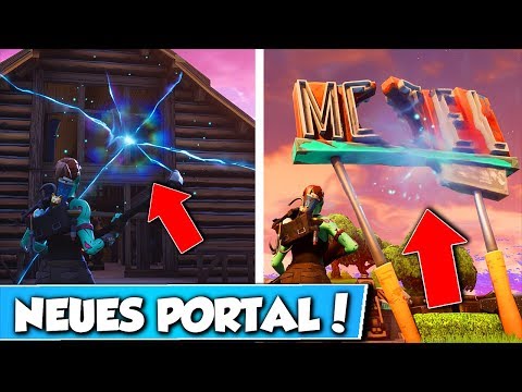 NEUES PORTAL in FORTNITE GEFUNDEN!!? - 2 Neue Portale in FORTNITE!