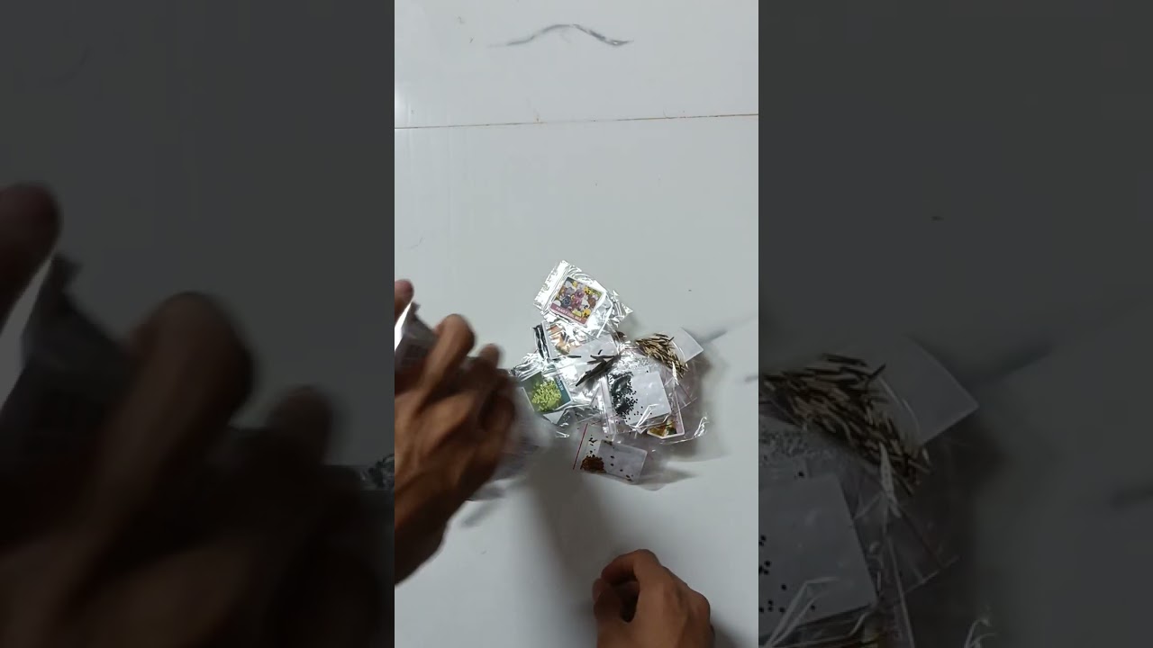 UNBLOXING FLOWER SEEDS FROM AMAZON