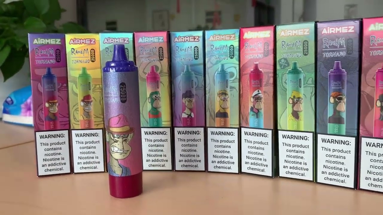AiRMEZ Matrix 25K Smart Vape | 25,000 Puffs Touchscreen Disposable