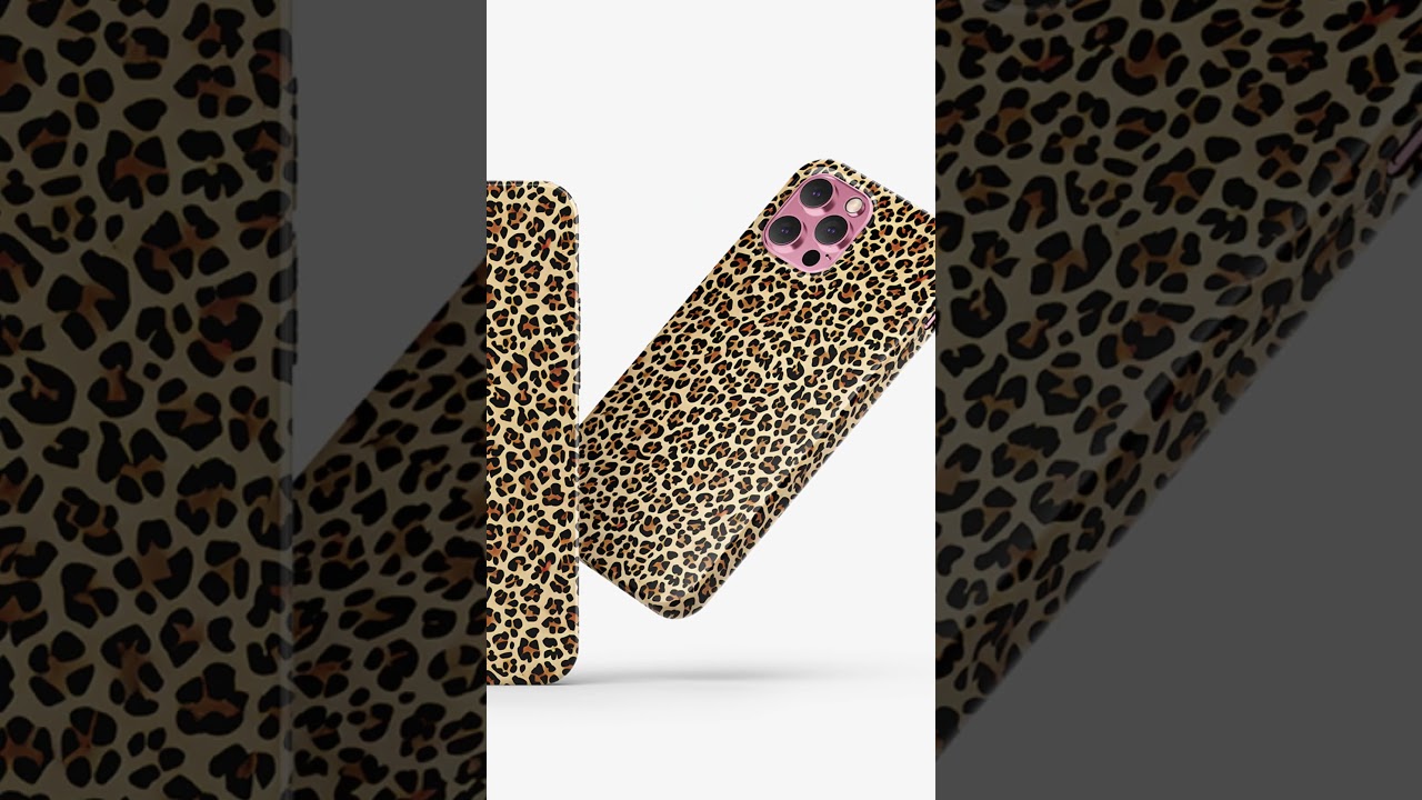 iPhone 15 Beautiful Brown Leopard Seamless Pattern Case