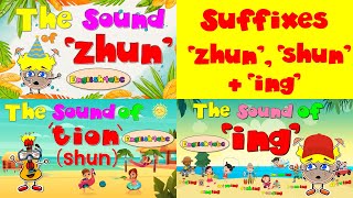 Suffixes Zhun Sion Shun Tion Ing Compilation Phonics Mix