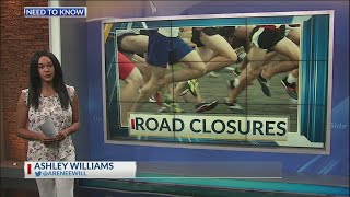 Road closures for Rock 'n' Roll Marathon Saturday