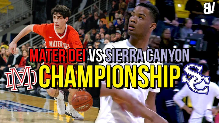 Mater Dei VS Sierra Canyon CHAMPIONSHIP GAME! WILD...