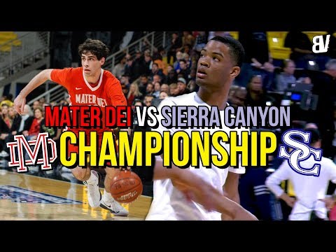 Mater Dei VS Sierra Canyon CHAMPIONSHIP GAME! WILD FINISH! Cassius Stanley VS Spencer Freedman