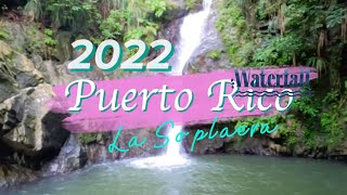La Soplaera Waterfall Peñuelas Puerto Rico