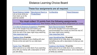 Choice Board