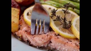 Food | Cook | Cooking | Tasty - One-Pan Salmon And Veggie Dinner