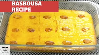 Arabic Basbousa Recipe Arabic Dessert Recipe Semolina Cake Recipe