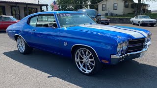 Test Drive 1970 Chevelle 427 Holley EFI SOLD FAST at Maple Motors #48C