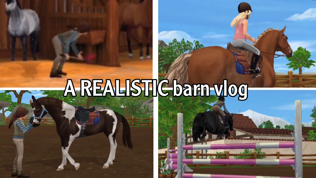 A REALISTIC day at the barn || Come see my lessons!! || SSO RRP - YouTube