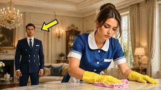 THE POOR GIRL REPLACED HER SICK MOTHER AS THE MAID   THE CEO'S REACTION SHOCKED EVERYONE!