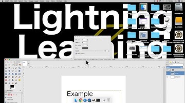 Lightning Learning Lessons - How to Create Drop Shadow Text in Gimp