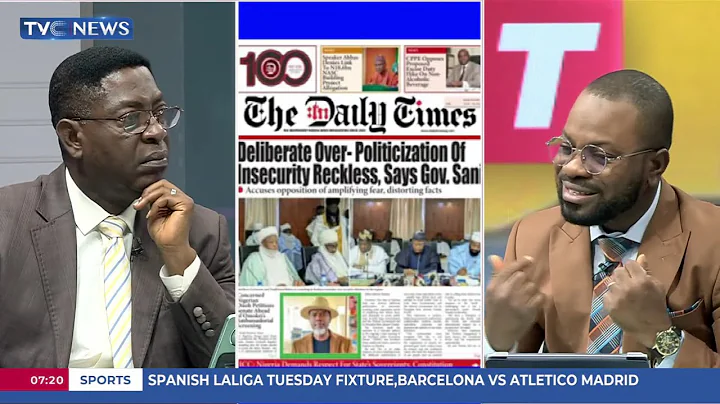 TVC Newspaper Review: Why Badaru Resigned As Defence Minister