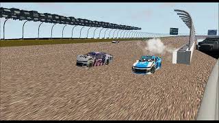 Brad Keselowski/Jamie McMurray Massive Crash (Las Vegas 2018 *New Safer Barrier Mod*)
