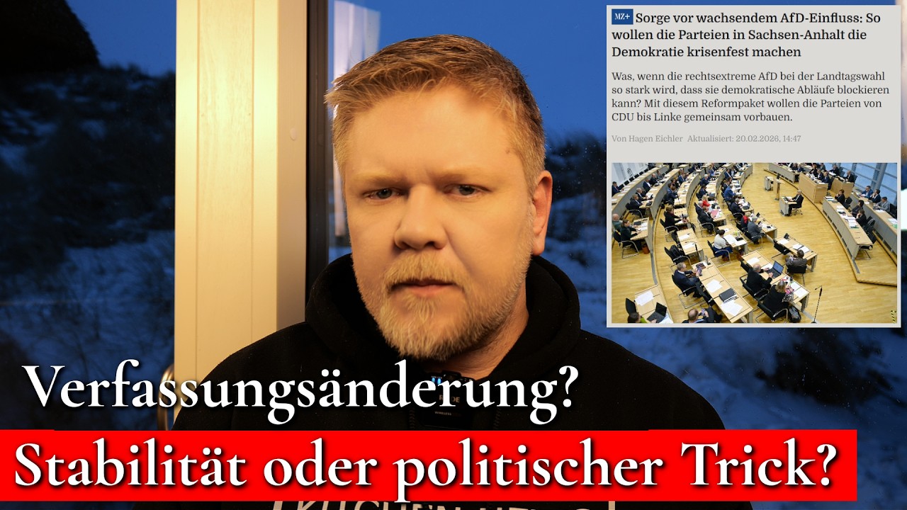 Wegen der AfD: Verfassungsänderung im Eiltempo? – Doch wer profitiert wirklich?