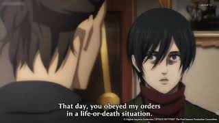 Eren Say That He Hate Mikasa Attack On Titan S4 Fs Episode 14