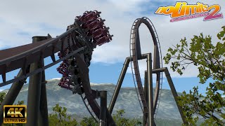 Flight of Fury -  Intense Bolliger & Mabillard Invert - NoLimits 2 Roller Coaster Simulation